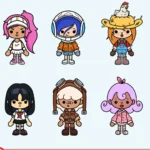 Toca boca fun art - all characters